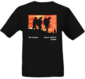 'For My Country' T Shirt - Black