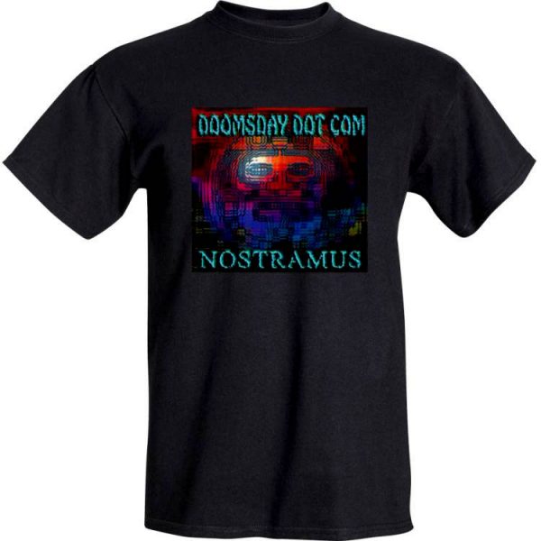 Nostramus - 'Doomsday Dot Com' in Black front