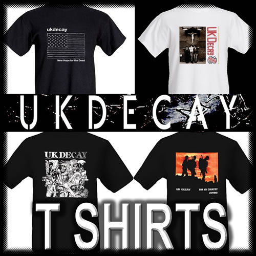 Available UK Decay T-Shirts